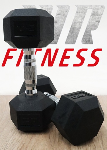 Set de Mancuernas Hexagonales 5-25Lbs
